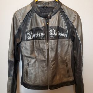 Women's Leather Harley Davidson Coat
